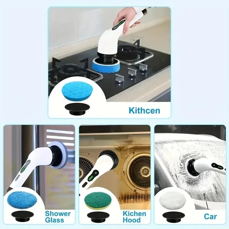 Electric Cleaning Brush Set